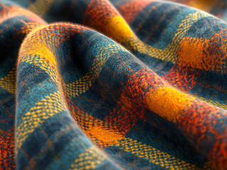 Traditional Welsh Tartan Designs in a Modern Pattern