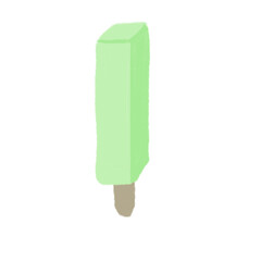 Melon Ice Cream Bar Clipart