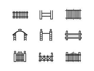 Artistic Fence and Gate Line Design