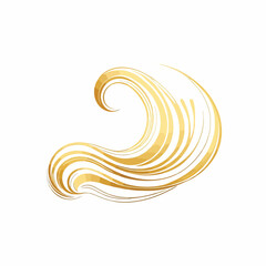 Flowing Hair Luxury Logo