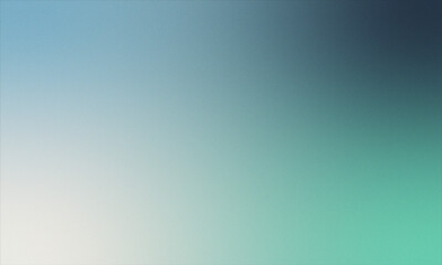 Subtle Gradient Background with Noise Texture in Shades of Blue and Green  new 2025 trendy grainy...