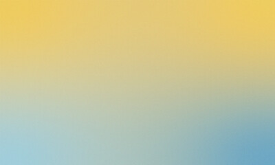 Soft Grainy Gradient Background with Yellow and Blue Color Transition new 2025 trendy grainy...