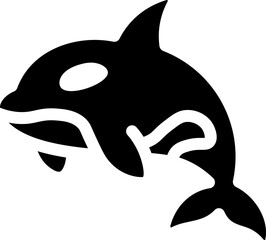 Orca Glyph Icon