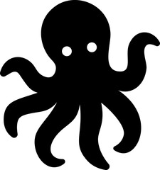 Octopus Glyph Icon