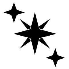Fototapeta premium black and white star