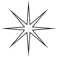 Fototapeta premium black and white compass