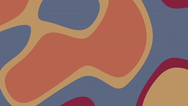 Abstrakte organische Formen, fliessende Farbfl&auml;chen, Animations-Footage