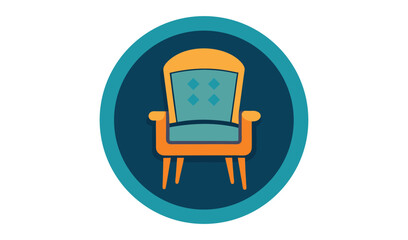 Fototapeta premium Old wooden armchair, a comfortable vintage furniture object for home interior design