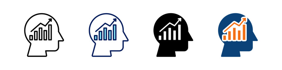 Analytical Thinking All In One Icon Multi Styles Vector Set