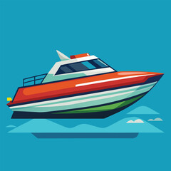 speadboat vector
