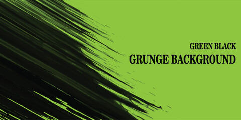 Colorful green black grunge background. Vector illustration