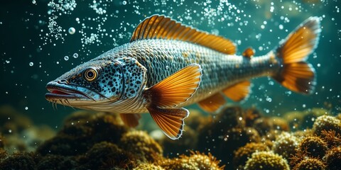 Swimming Catfish - Underwater Wildlife Capture
