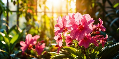 Tropical Pink Blooms - Nature's Home Decor