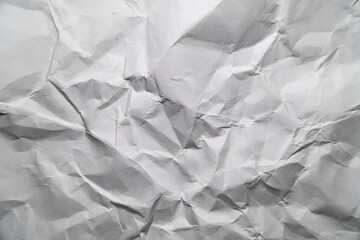 crumpled white paper texture