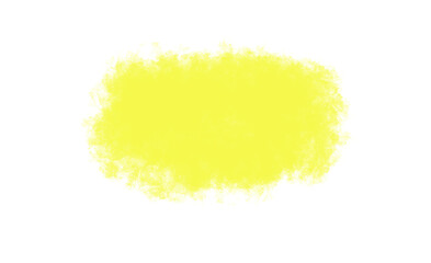 yellow paint texture fill with soft edges for highlights, backgrounds, and overlays