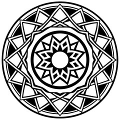 Ethnic Circle Ornaments