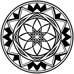 Ethnic Circle Ornaments