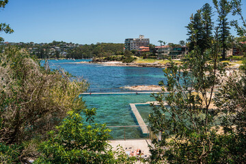 Ocean pool at Fairlight Beach, Sydney, Australia