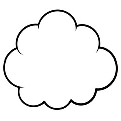 Dreamy Angelcore Cloud Vector