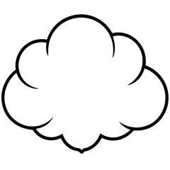 Dreamy Angelcore Cloud Vector