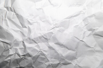 crumpled white paper texture