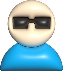 3D shape of an avatar cool people