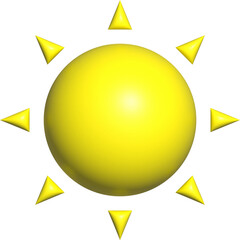 3D shape of a sun