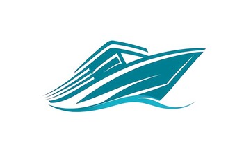 boat on a white background