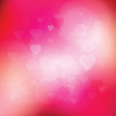 bokeh hearts background 1001