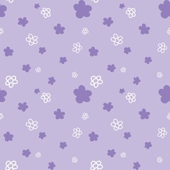 Valentine's day purple pattern design shape print pattern seamless with pink hearts for papers vinyl, fabric surface, stickers, crafts Ideal or gift wraps and more.