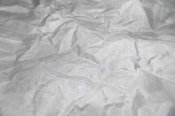 crumpled white paper texture