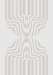minimal scandi style geometric line art design 0306