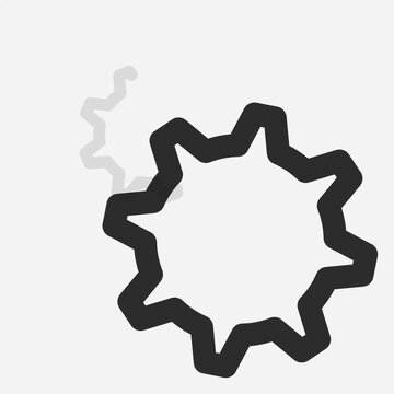 Animated Settings or Setup Gear Icon