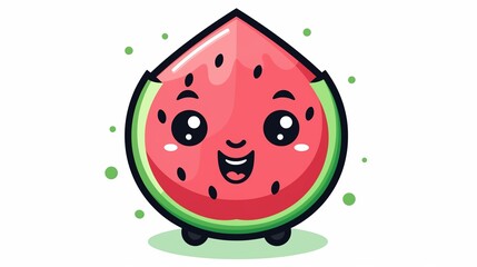 Watermelon Cartoon Icon S