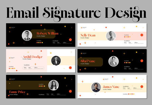 Email Signature Design Layout