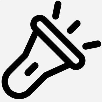 Animated Flashlight Icon