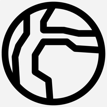 Animated Earth Globe Icon