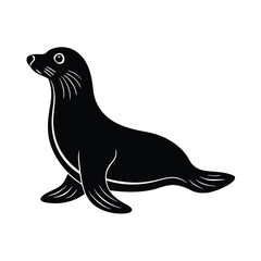 seal sea animal vector illustration
