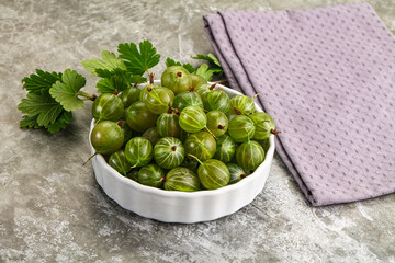 Ripe sweeet and juicy gooseberry