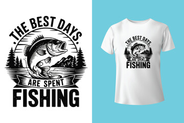 Fishing T shirt Design Bundle, Quotes about Fishing, Fishing T shirt, Fishing typography T shirt design Collection