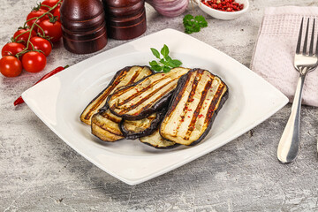  Vegan Grilled eggplant slices snack