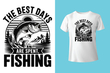 Fishing T shirt Design Bundle, Quotes about Fishing, Fishing T shirt, Fishing typography T shirt design Collection