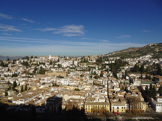 [Spain] The cityscape of The Albaic&iacute;n from seen The Alhambra (Granada)