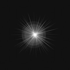 Fototapeta premium Radiant Abstract Light Burst Background