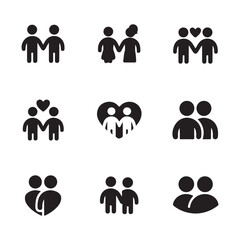 Friendship Icon Set 