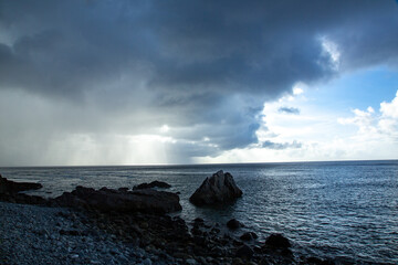 奄美大島の午後の風景。
