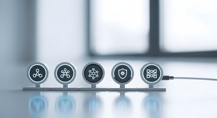 Visualizing Network Security Symbolic Representation of Digital Protection and Connectivity with Data Infrastructure