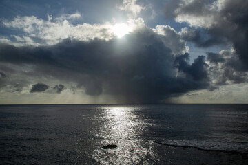 奄美大島の空と夏雲。