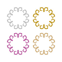 Ayurveda Spa Massage Resort Sign Symbol Logo Vector
