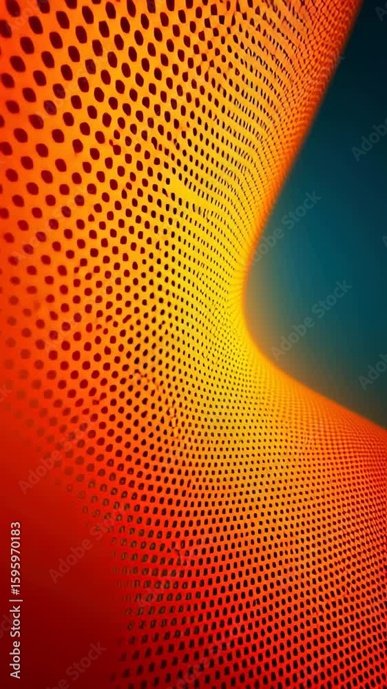 Poster dynamic patterns and colors create a captivating visual display at sunset